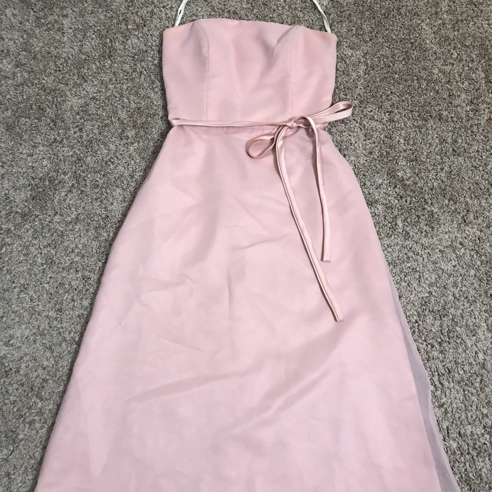 Pink Chiffon Layered Dress 0-4